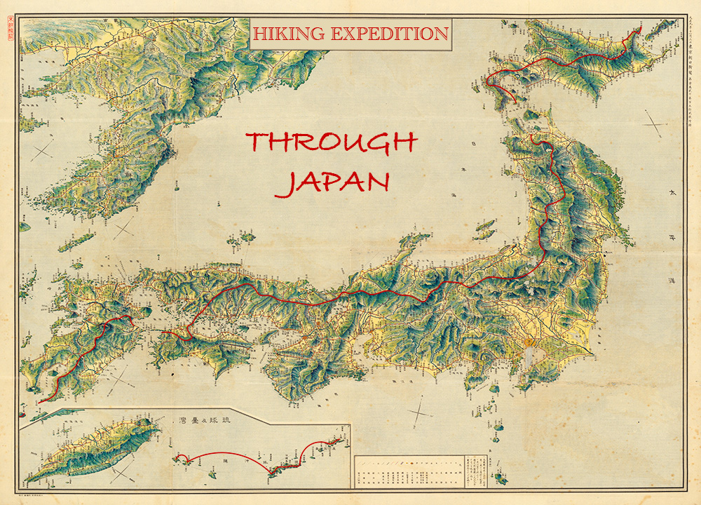 thru hike Japan together into the wild