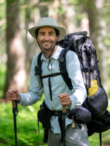 Roel hiking Japan