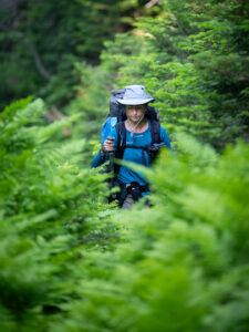 Lisa hiking Japan