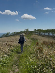 Hiking lake Mashu Kussharo